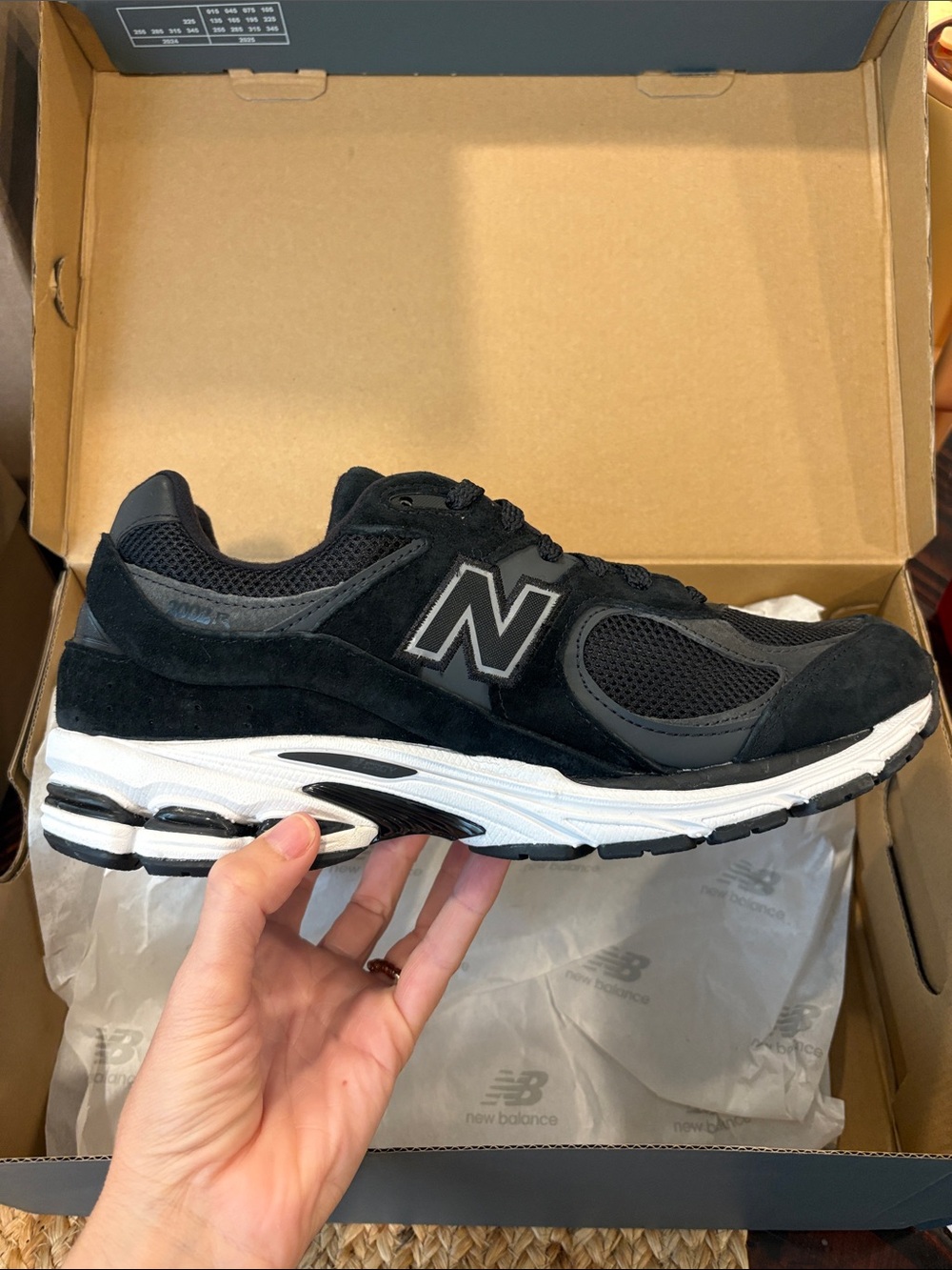 New Balance Men’s Black and Gray Athletic Sneaker